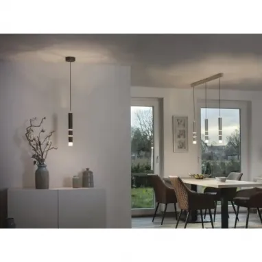 LED visilica Pure Vega crna PAUL NEUHAUS