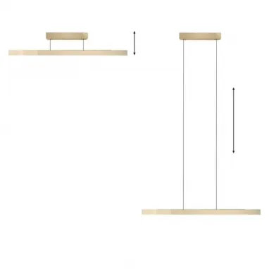 LED visilica Pure-moto-rise podesiva PAUL NEUHAUS