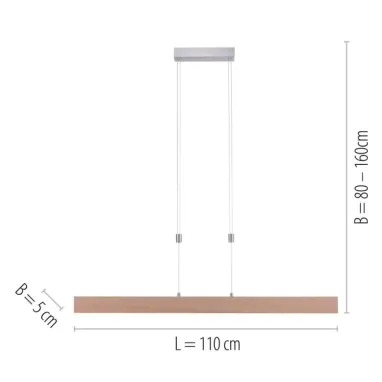 LED dimabilni luster Amanda 30W CCT JUST LIGHT