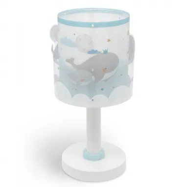 Dečija stona lampa Whale Dreams plava DALBER