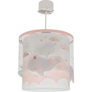 Dečiji luster Whale Dreams roze DALBER