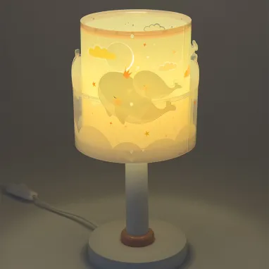 Dečija stona lampa Whale Dreams roze DALBER