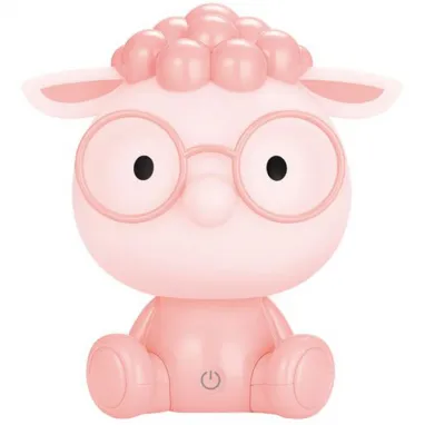 Stona dečija lampa roze Owca punjivi 5VDC ZUMA LINE