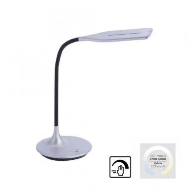 LED stona radna lampa sivo-crna JUST LIGHT