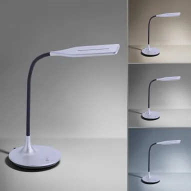 LED stona radna lampa sivo-crna JUST LIGHT