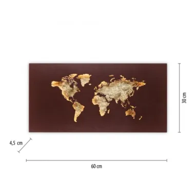 Dekorativna LED zidna lmapa karta sveta PAUL NEUHAUS
