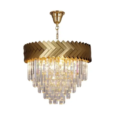 Luster Lyon 9xE14 zlatni ZUMA LINE