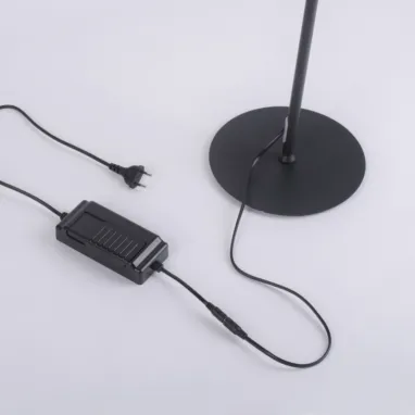 LED podna lampa Curls crna JUST LIGHT