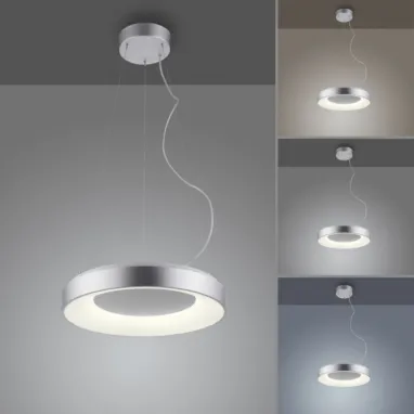 LED luster Anika srebrni CCT-dimabilni-TUYA JUST LIGHT