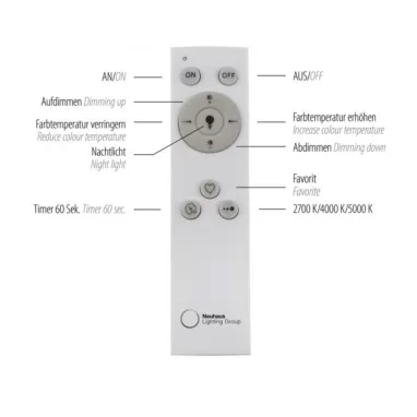 LED luster Anika srebrni CCT-dimabilni-TUYA JUST LIGHT