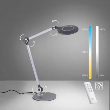 Stona lampa sivo - crna JUST LIGHT