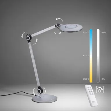 Stona lampa radna siva JUST LIGHT