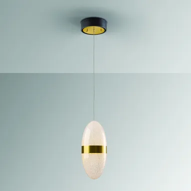 LED visilica Garden zlatna 6W dimabilna 0-10V SCHULLER