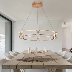 LED dimabilna visilica Colette rose gold SCHULLER