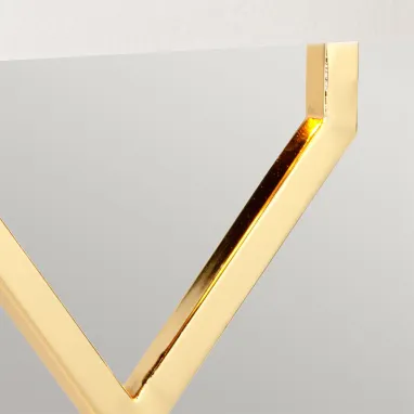 Stona lampa Cross zlatno bela ELSTEAD