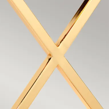 Stona lampa Cross zlatno bela ELSTEAD