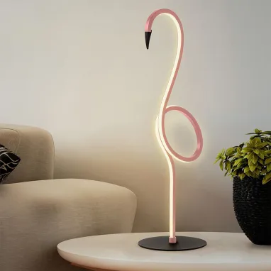 LED stona lampa Flamingo roze ELSTEAD