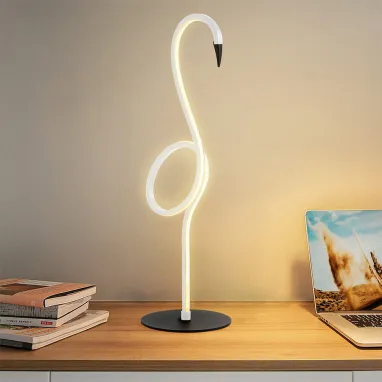 LED stona lampa Flamigo bela ELSTEAD