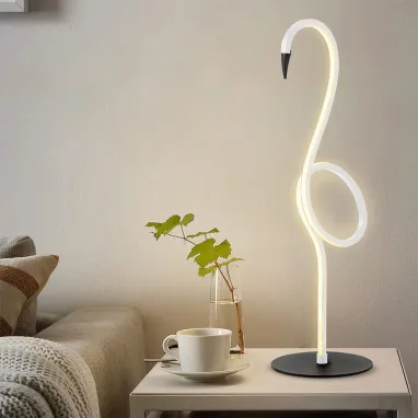 LED stona lampa Flamigo bela ELSTEAD