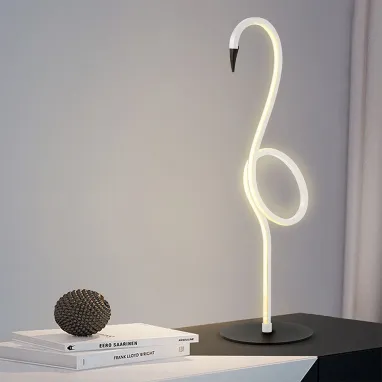 LED stona lampa Flamigo bela ELSTEAD