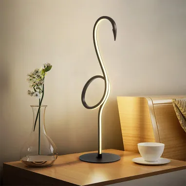 LED stona lampa Flamigo crna ELSTEAD