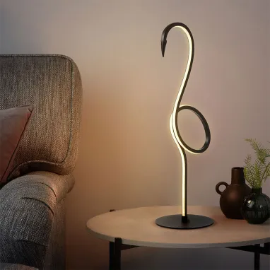 LED stona lampa Flamigo crna ELSTEAD