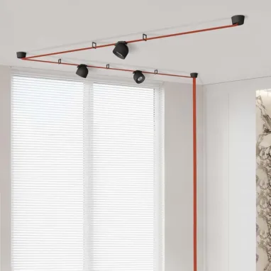 LED svetiljka za fabric tracklights 48V 12W 3000K crna V-TAC