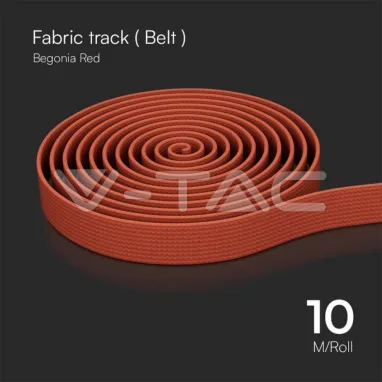 Provodni flat kabal za fabric tracklight seriju begonija crveni 10m V-TAC