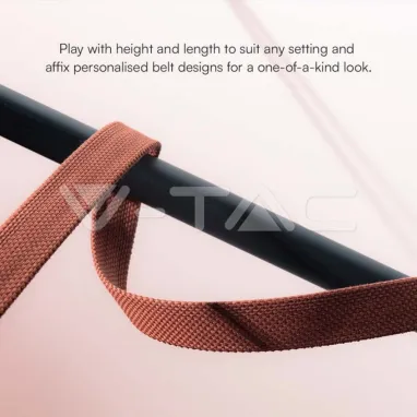 Provodni flat kabal za fabric tracklight seriju begonija crveni 10m V-TAC
