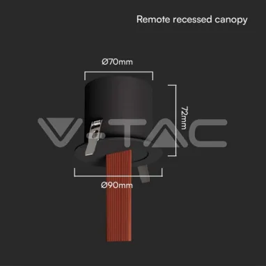 Ugradni strujni uvodnik za fabric tracklights V-TAC
