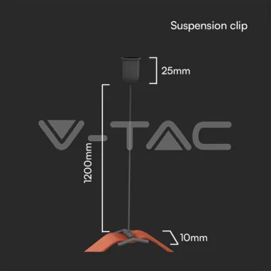 Viseći nosač  flat kabla za fabric tracklights V-TAC