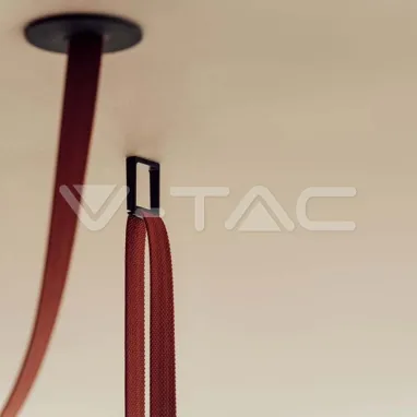 Nadgradni nosač flat kabla za fabric tracklights 50kom V-TAC