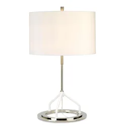 Stona lampa Vicenza bela ELSTEAD