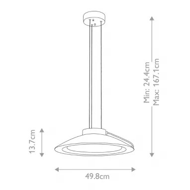 LED luster Europa veli ELSTEAD
