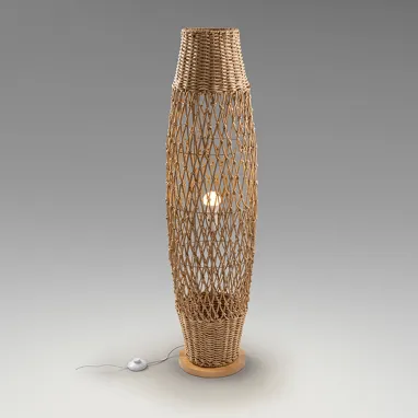 Podna pletena lampa Yaiza SCHULLER