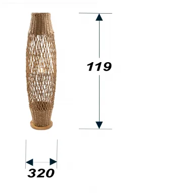 Podna pletena lampa Yaiza SCHULLER
