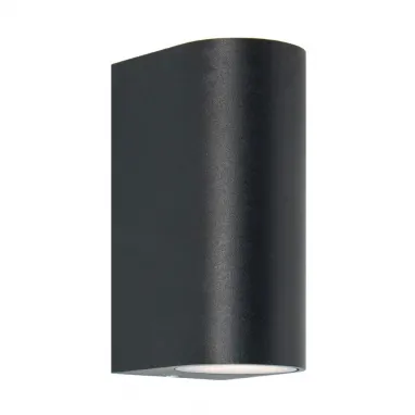Spoljna lampa crna obla Harmonia 2xGU10 ZUMA LINE