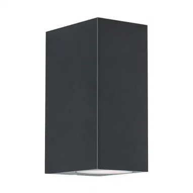 Spoljna lampa crna kvadratna Harmonia 2xGU10 ZUMA LINE
