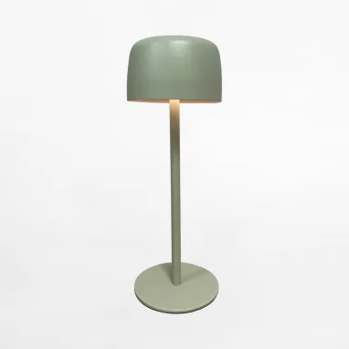 Stona punjiva lampa zelena Poco u IP zaštiti ZUMA LINE