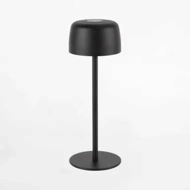 Stona punjiva lampa crna Poco u IP zaštiti ZUMA LINE