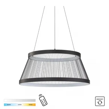 LED visilica Balu crna CCT Zuma Line