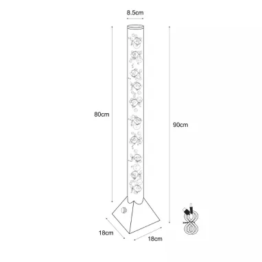 Podna lampa Aqua veća Zuma Line
