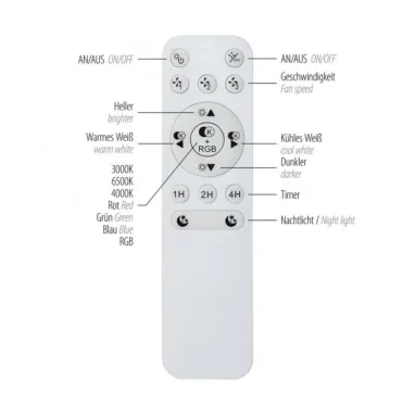 Plafonski ventilator beli JUST LIGHT