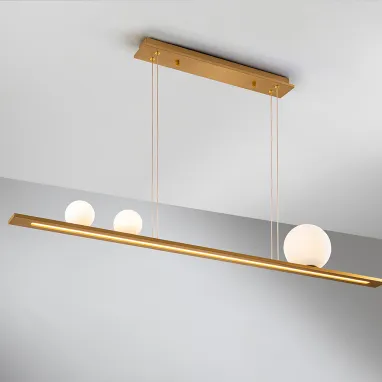 LED luster Mila zlatni SCHULLER