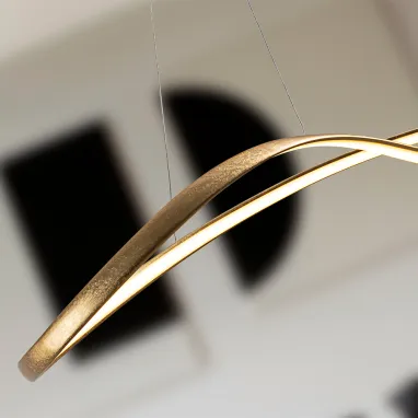 LED luster Lia zlatni dimabilni CCT SCHULLER