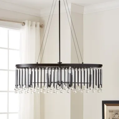 Luster Piper 6xE14 espresso ELSTEAD