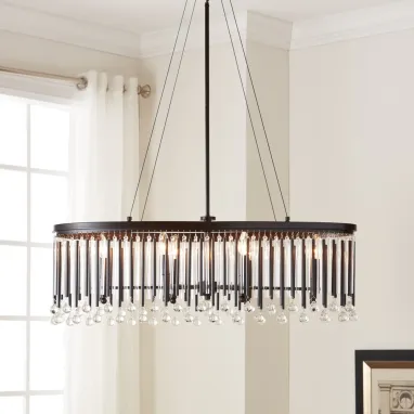 Luster Piper 6xE14 espresso ELSTEAD