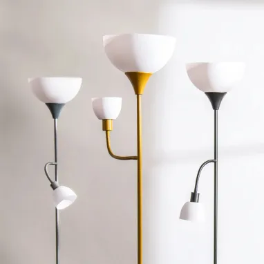 Podna Lampa Peso sa čitačem srebrna ZUMA LINE