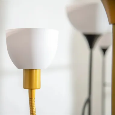 Podna Lampa Peso sa čitačem zlatna ZUMA LINE