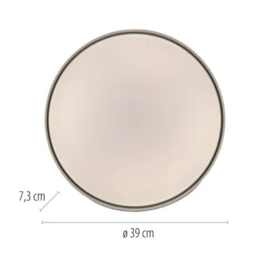 LED plafonjera sa daljinskim upravljačem Tavoli 24W CCT crna dimabilna PAUL NEUHAUS